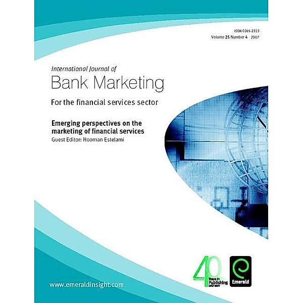 Emerging perspectives on the marketing of financial services