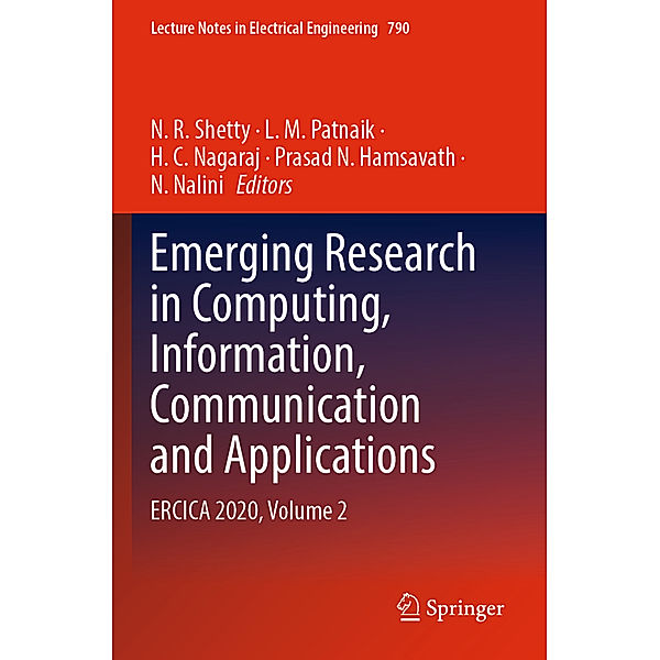 Emerging Research in Computing, Information, Communication and Applications