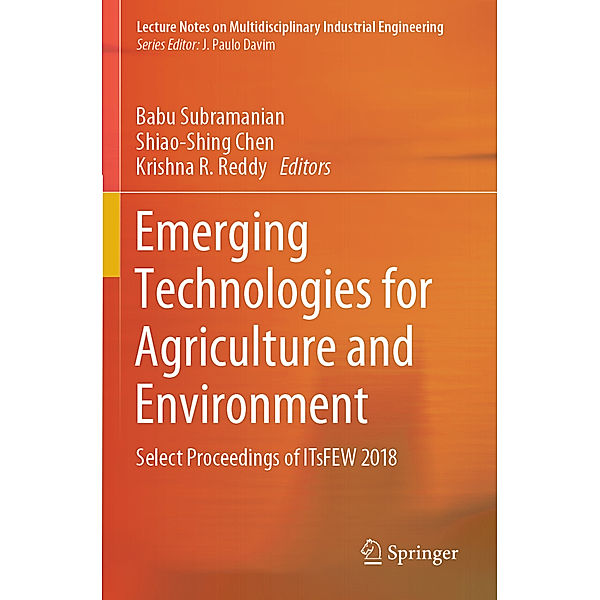 Emerging Technologies for Agriculture and Environment