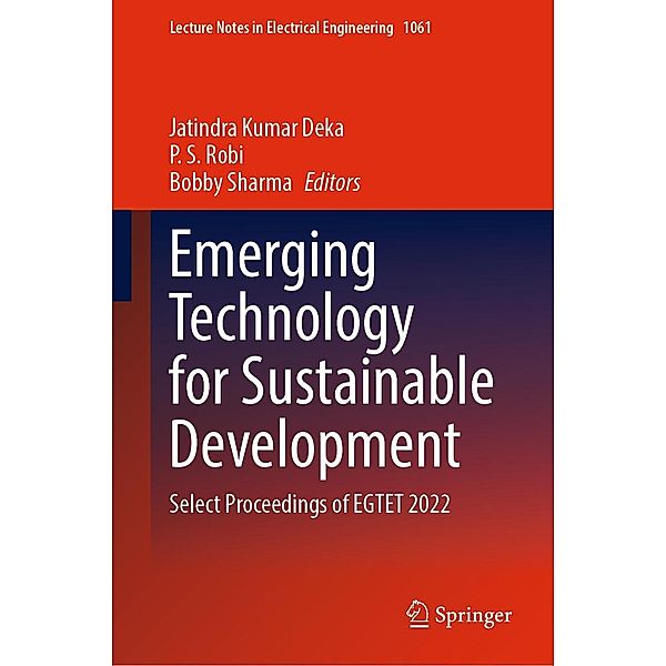 Emerging Technology for Sustainable Development / Lecture Notes in Electrical Engineering Bd.1061