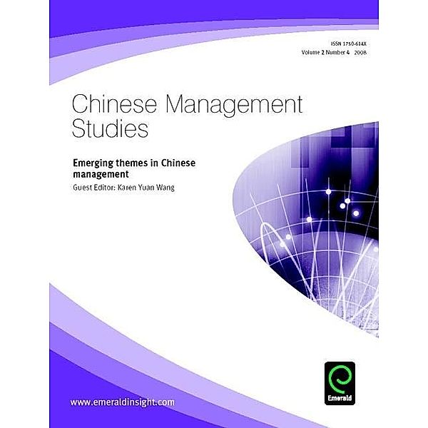 Emerging themes in Chinese Management