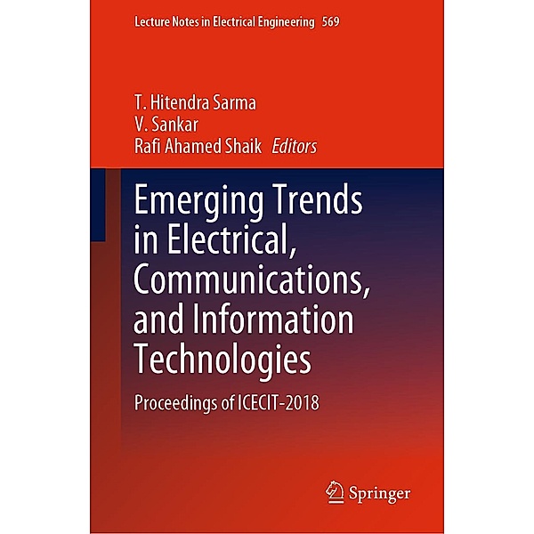 Emerging Trends in Electrical, Communications, and Information Technologies / Lecture Notes in Electrical Engineering Bd.569