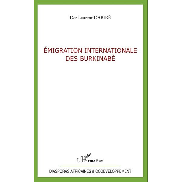 Emigration internationale desBurkinabe / Harmattan, Bernard Tchibambelela Bernard Tchibambelela