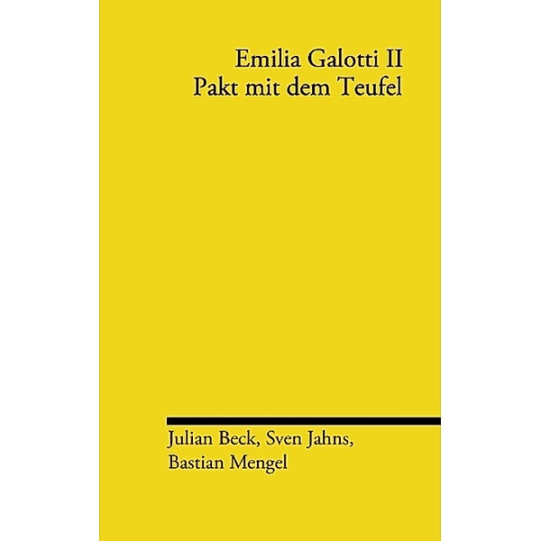 Emilia Galotti II, Julian Beck, Sven Jahns, Bastian Mengel