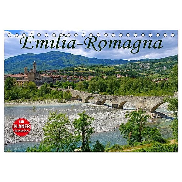 Emilia-Romagna (Tischkalender 2025 DIN A5 quer), CALVENDO Monatskalender, Calvendo, LianeM
