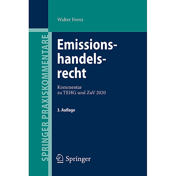Emissionshandelsrecht, Kommentar, Walter Frenz