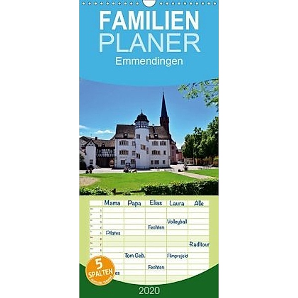 Emmendingen - Familienplaner hoch (Wandkalender 2020 , 21 cm x 45 cm, hoch), Ingo Laue