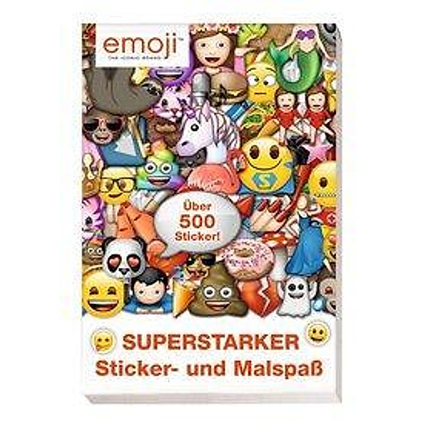 Emoji: Superstarker Sticker- und Malspass