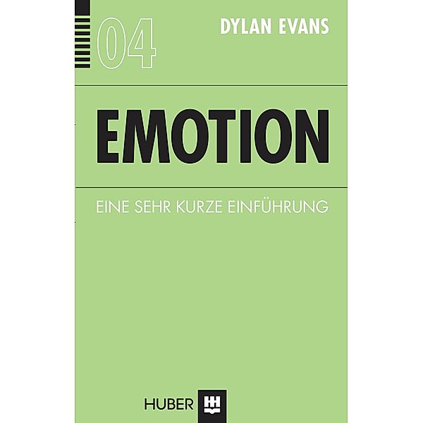 Emotion / Sehr kurze Einführungen Bd.Band 04, Dylan Evans