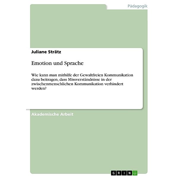 Emotion und Sprache, Juliane Strätz