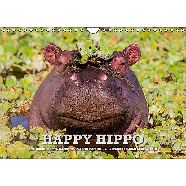 Emotional Moments: Lucky Hippo / UK-Version (Wall Calendar 2014 DIN A4 Landscape), Ingo Gerlach