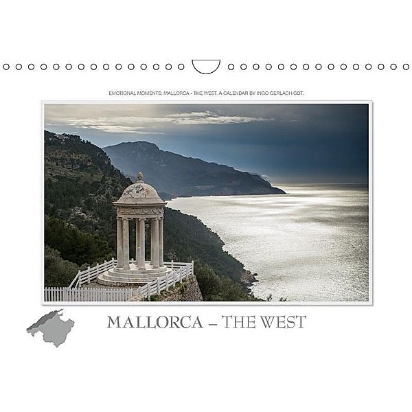 Emotional Moments: Mallorca - the West. UK-Version (Wall Calendar 2017 DIN A4 Landscape), Ingo Gerlach, Ingo Gerlach GDT