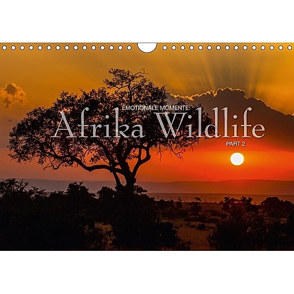 Emotionale Momente: Afrika Wildlife Part 2 / CH-Version (Wandkalender 2018 DIN A4 quer), Ingo Gerlach, Ingo Gerlach GDT