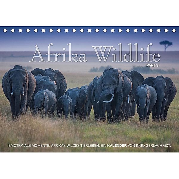 Emotionale Momente: Afrika Wildlife. Part 3. / CH-Version (Tischkalender 2020 DIN A5 quer), Ingo Gerlach GDT