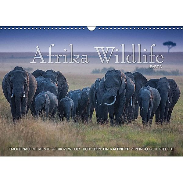 Emotionale Momente: Afrika Wildlife. Part 3. / CH-Version (Wandkalender 2023 DIN A3 quer), Ingo Gerlach GDT