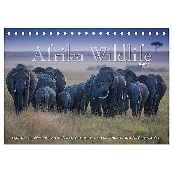 Emotionale Momente: Afrika Wildlife. Part 3. / CH-Version (Tischkalender 2024 DIN A5 quer), CALVENDO Monatskalender, Ingo Gerlach GDT