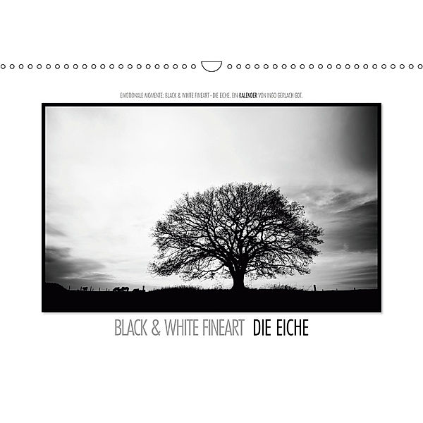 Emotionale Momente: Black & White Fineart - die Eiche. (Wandkalender 2019 DIN A3 quer), Ingo Gerlach