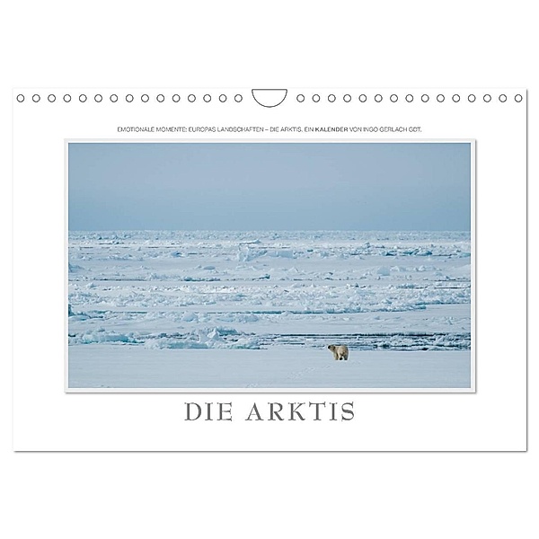 Emotionale Momente: Die Arktis (Wandkalender 2024 DIN A4 quer), CALVENDO Monatskalender, Ingo Gerlach GDT
