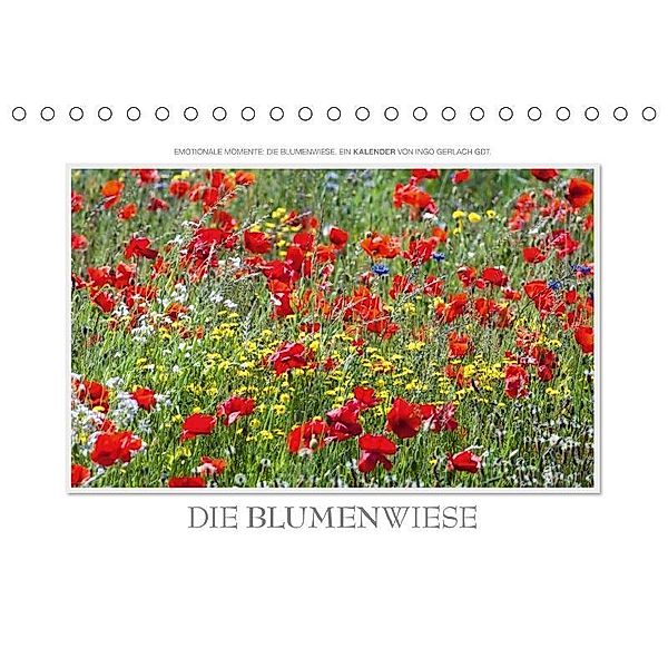 Emotionale Momente: Die Blumenwiese. (Tischkalender 2017 DIN A5 quer), Ingo Gerlach, Ingo Gerlach GDT