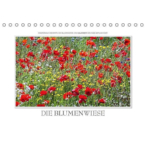Emotionale Momente: Die Blumenwiese. (Tischkalender 2018 DIN A5 quer), Ingo Gerlach, Ingo Gerlach GDT