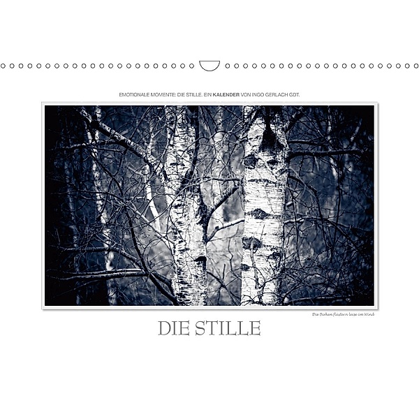 Emotionale Momente: Die Stille. / CH-Version (Wandkalender 2020 DIN A3 quer), Ingo Gerlach GDT