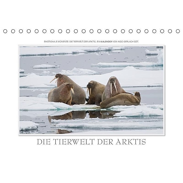 Emotionale Momente: Die Tierwelt der Arktis / CH-Version (Tischkalender 2017 DIN A5 quer), Ingo Gerlach, Ingo Gerlach GDT