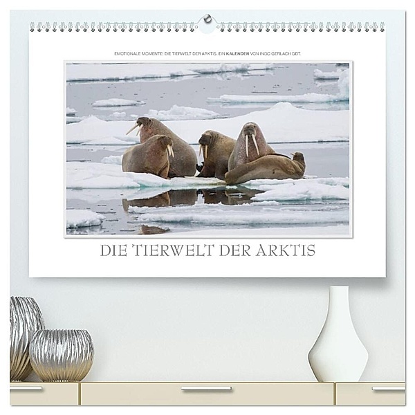 Emotionale Momente: Die Tierwelt der Arktis / CH-Version (hochwertiger Premium Wandkalender 2024 DIN A2 quer), Kunstdruck in Hochglanz, Ingo Gerlach GDT
