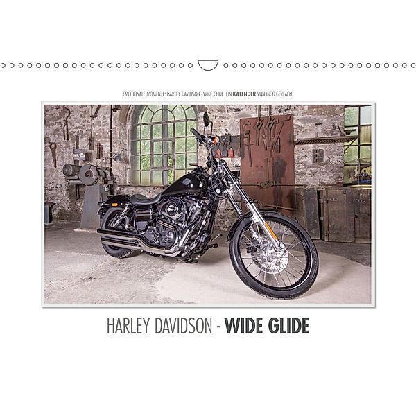 Emotionale Momente: Harley Davidson - Wide Glide (Wandkalender 2020 DIN A3 quer), Ingo Gerlach