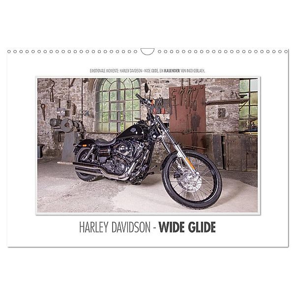 Emotionale Momente: Harley Davidson - Wide Glide (Wandkalender 2024 DIN A3 quer), CALVENDO Monatskalender, Ingo Gerlach