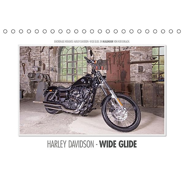 Emotionale Momente: Harley Davidson - Wide Glide / CH-Version (Tischkalender 2020 DIN A5 quer), Ingo Gerlach