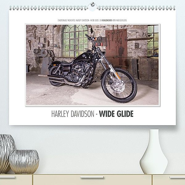 Emotionale Momente: Harley Davidson - Wide Glide / CH-Version(Premium, hochwertiger DIN A2 Wandkalender 2020, Kunstdruck, Ingo Gerlach