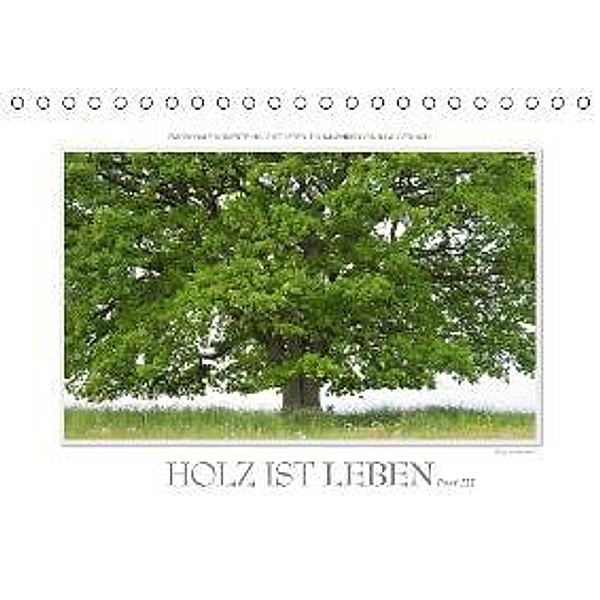 Emotionale Momente: Holz ist Leben. Part III. / CH-Version (Tischkalender 2015 DIN A5 quer), Ingo Gerlach