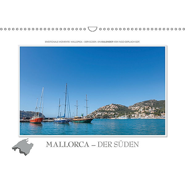 Emotionale Momente: Mallorca - der Süden. / CH-Version (Wandkalender 2019 DIN A3 quer), Ingo Gerlach
