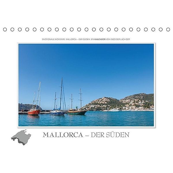 Emotionale Momente: Mallorca - der Süden. (Tischkalender 2017 DIN A5 quer), Ingo Gerlach, Ingo Gerlach GDT