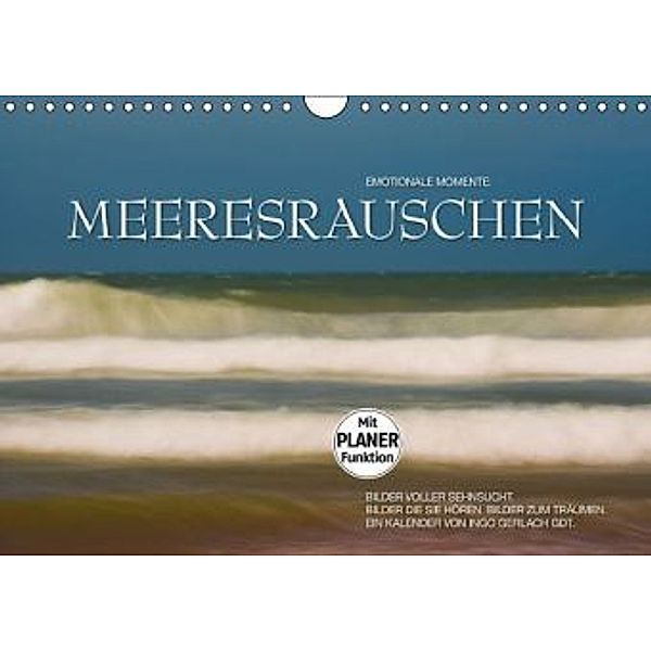 Emotionale Momente: Meeresrauschen (Wandkalender 2016 DIN A4 quer), Ingo Gerlach