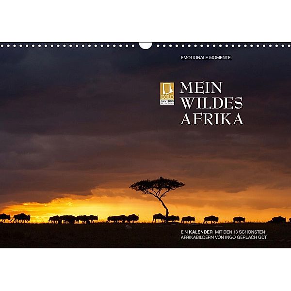 Emotionale Momente: Mein wildes Afrika (Wandkalender 2021 DIN A3 quer), Ingo Gerlach GDT