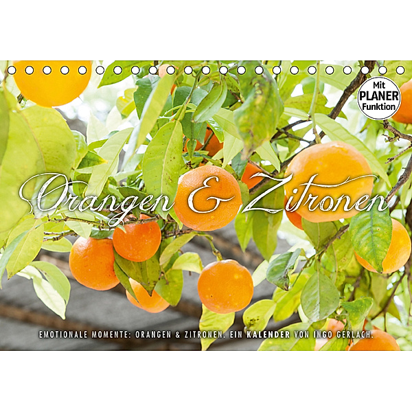 Emotionale Momente: Orangen und Zitronen. (Tischkalender 2019 DIN A5 quer), Ingo Gerlach