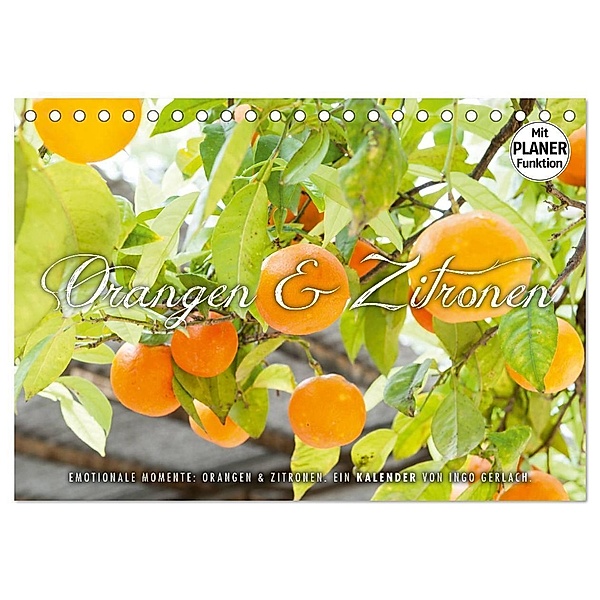 Emotionale Momente: Orangen und Zitronen. (Tischkalender 2024 DIN A5 quer), CALVENDO Monatskalender, Ingo Gerlach