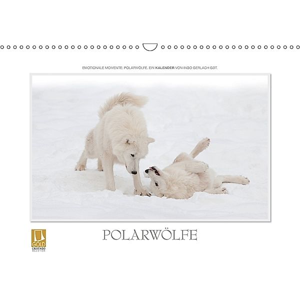 Emotionale Momente: Polarwölfe. (Wandkalender 2018 DIN A3 quer), Ingo Gerlach