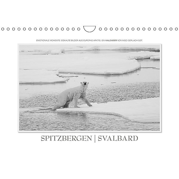 Emotionale Momente: Spitzbergen Svalbard / CH-Version (Wandkalender 2019 DIN A4 quer), Ingo Gerlach