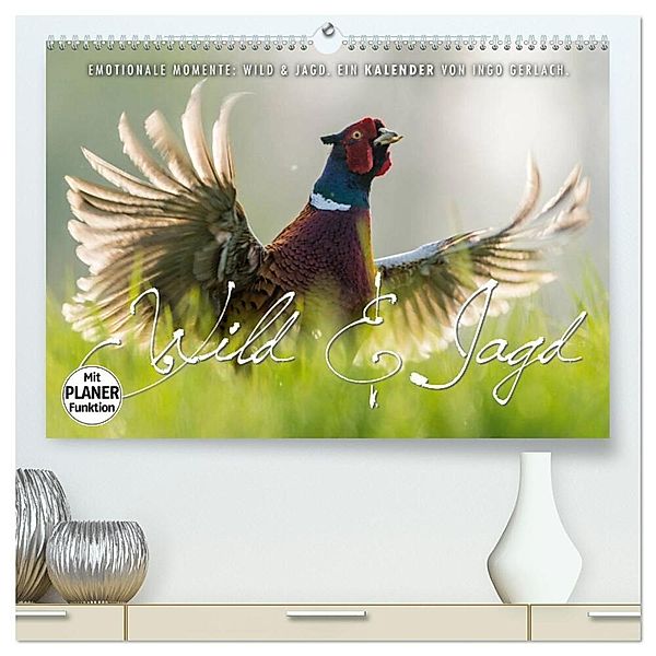 Emotionale Momente: Wild und Jagd. (hochwertiger Premium Wandkalender 2024 DIN A2 quer), Kunstdruck in Hochglanz, Ingo Gerlach