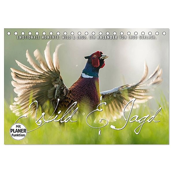 Emotionale Momente: Wild und Jagd. (Tischkalender 2024 DIN A5 quer), CALVENDO Monatskalender, Ingo Gerlach