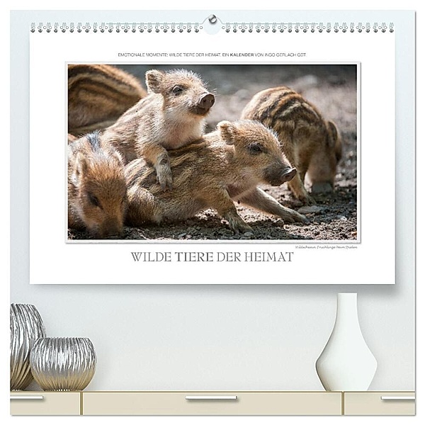 Emotionale Momente: Wilde Tiere der Heimat. (hochwertiger Premium Wandkalender 2024 DIN A2 quer), Kunstdruck in Hochglanz, Ingo Gerlach GDT