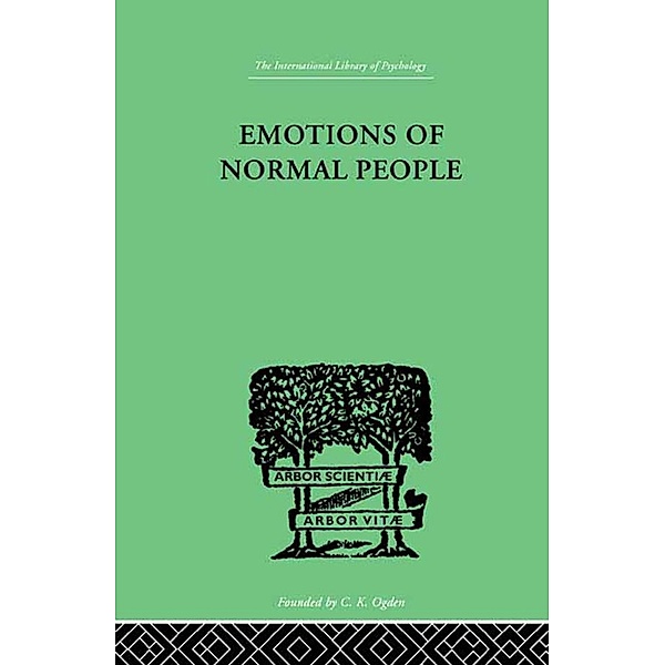 Emotions Of Normal People, William Moulton Marston