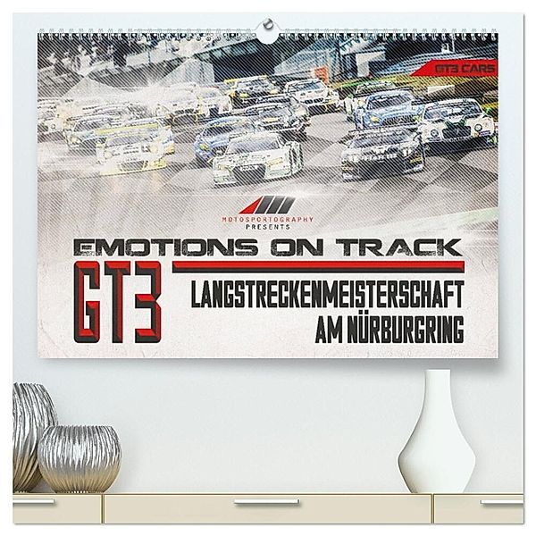 Emotions on Track - Langstreckenmeisterschaft am Nürburgring - GT3 (hochwertiger Premium Wandkalender 2024 DIN A2 quer), Kunstdruck in Hochglanz, Christian Schick
