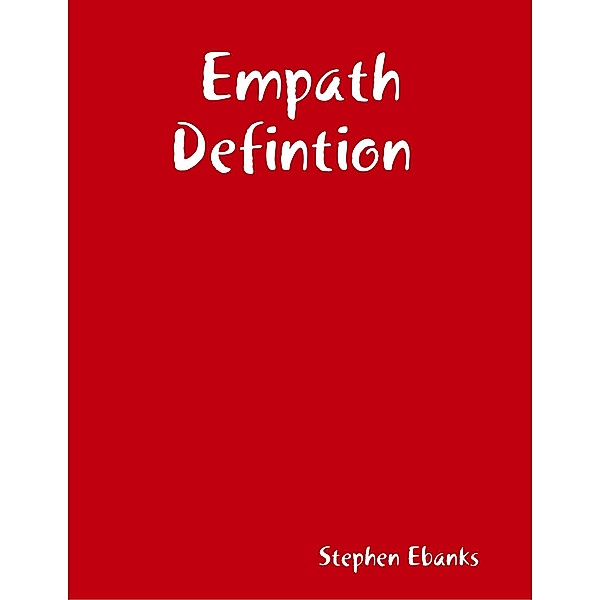 Empath Defintion, Stephen Ebanks