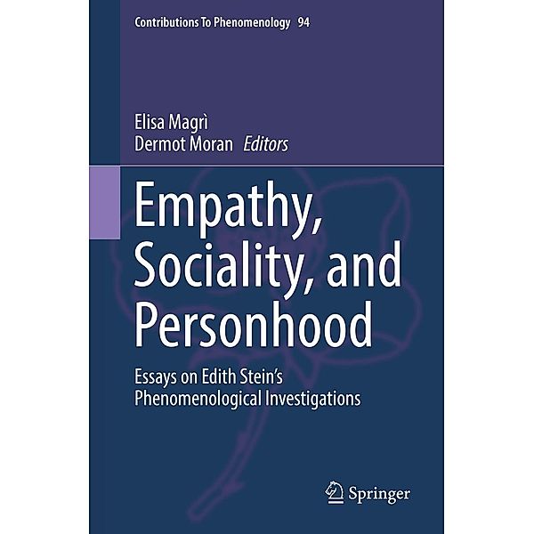 Empathy, Sociality, and Personhood / Contributions to Phenomenology Bd.94