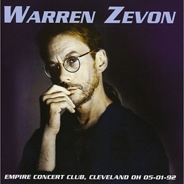 Empire Concert Club,Cleveland Oh 05-01-92, Warren Zevon