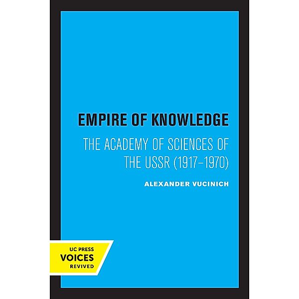 Empire of Knowledge, Alexander Vucinich