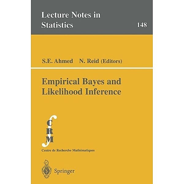 Empirical Bayes and Likelihood Inference / Lecture Notes in Statistics Bd.148